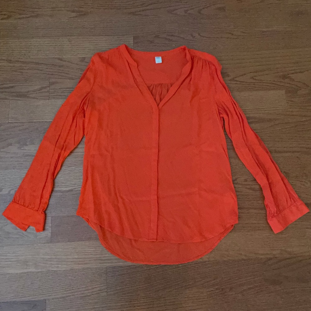 Old Navy Orange Blouse